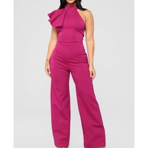 SALE ENDS AT 12-Magenta Jumpsuit